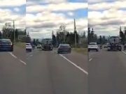 Ridgefield, WA: Reckless Tesla Driver On The 502 Kicks Up Dust, Uses Emergency Shoulder To Pass Semi For No Good Reason Reckless Tesla driver on the 502 recklessly and needlessly uses emergency shoulder to pass semi, kicks up dust and debris.