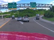 Hellertown, PA: Two Entitled Idiots On Route 33 Both Cross In Gore Zone At The Same Time, Almost Crash Into Each Other Two idiots, not wanting to miss their exit, both pass in the gore zone, nearly taking each other out.