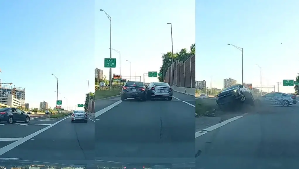 Alexandria, VA: Last-Second Exit Gamble On The 395 Goes Horribly Wrong as Driver Cuts Across Gore Zone, Crashes Into Innocent Motorist Careless 395 driver dive bombs exit, not wanting to miss it, and wrecks into an innocent driver totaling both cars.