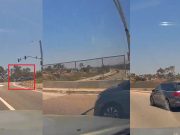 Red light running nutter has it out for dashcam owner merging off the 54. Nearly takes them out in nearly disastrous side swipe.