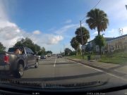 Pinellas Park, FL: Ram Dually Driver On 94th & 49th Treats Turn Lanes Like Suggestions, Swings Into Wrong Lane After Wild Wide Turn Reckless driver in Ram Dually makes wide turn taking up two lanes, then makes illegal lane change without signaling.