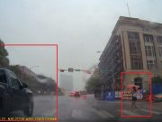 Goofball runs red light at 11th and Brazos, nearly runs over girl pedestrian just trying to cross.