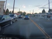 Distracted driver on their phone on Lake City Way gets instant karma, slams into the back of stopped driver.