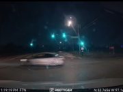 Late night red light runner at JT White intersection in Ft. Worth almost gets t-boned by dashcam owner with the right of way.
