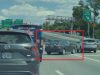 Goofball I-66 driver brings entire interstate to a standstill by forcing express lane lane change through gore zone.