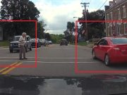 Waterford, PA: Brainless Drivers At High & 1st St. Fail To Yield To Elderly Pedestrian, Brute Force Their Way Through Crosswalk Drivers in downtown Waterford caught on dashcam failing to yield to old lady pedestrian trying to make it across this crosswalk