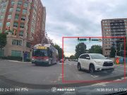 Confused driver going wrong way down Eads into oncoming traffic.