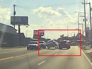 New driver's no-look wide turn on Lone Oak Rd. ends in multi-vehicle crash.