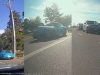 Porsche crashes after blind left turn, encouraged by nice-holes, turns into collision with cross traffic.