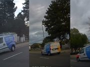Aurora, CO: Google Fiber Van Driver Caught Swerving All Over Quincy, Dashcam Owner Says He Was Nodding Off Behind The Wheel Google Fiber Van driver caught on dashcam swerving erratically along Quincy Ave.