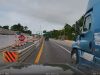 Distracted Semi truck driver on I-64 drifts into wrong lane, almost sandwiches driver into side of freeway.
