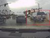 Las Vegas, NV: Goofball At Edna & Jones Too Impatient To Wait To Turn Right, Drives Through Muddy Shoulder & Over Sidewalk Corner Impatient driver at Edna & Jones resorts to driving off-road, on dirt shoulder to pass traffic.