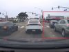 Daly City, CA: Doofus Turning Onto Serramonte From Gellert Honks At Driver To Turn Despite Them Yielding, Right-On-Red Impatient Doofus turning onto Serramonte pressures driver in front of them to turn before cars have finished turning in front of them.