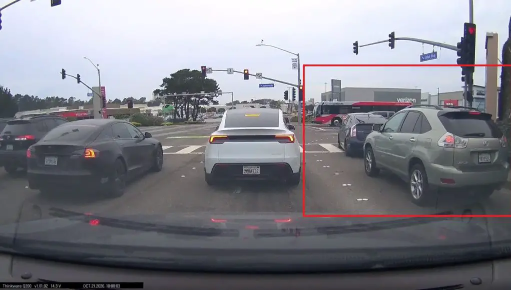 Daly City, CA: Doofus Turning Onto Serramonte From Gellert Honks At Driver To Turn Despite Them Yielding, Right-On-Red Impatient Doofus turning onto Serramonte pressures driver in front of them to turn before cars have finished turning in front of them.