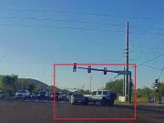 Phoenix, AZ: Red Light Runner At Greenway & 19th Crashes Hard Into Left Turner Still In Intersection Redlight runner at Greenway and 19th slams into left turner waiting in middle of the intersection.